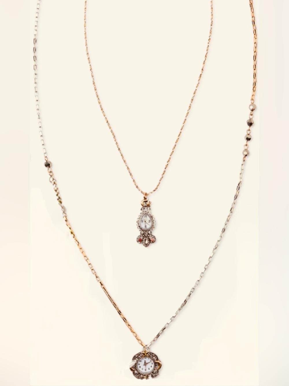 Nwt-Zara- 2 pack watch necklace